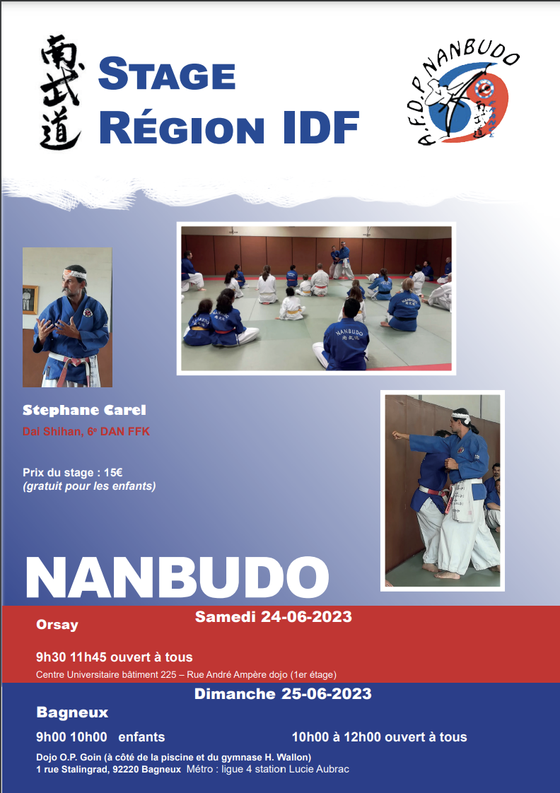 Stage Régional IdF - Dai Shihan Stéphane